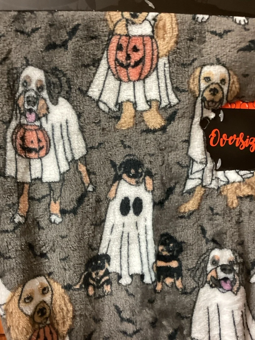 Halloween Ghost Dog Blanket 👻